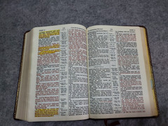 Holy Bible (KJV) Reference Edition 1972 Red Letter, Leather, Thomas Nelson 586BG