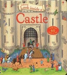 Look Inside Castle – Board book By barry albert – GOOD