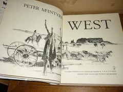 Peter McIntyre’s West. 1970. 11.5 x 14″ folio. Fine in fine jacket.
