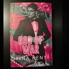God of War by Rina Kent Legacy of Gods with Art Print, Letter, Sticker