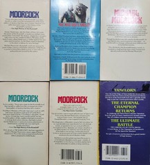 Lot 6 vintage Michael Moorcock DAW PB Books History of the Runestaff 1-4