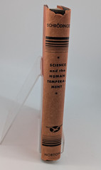 Science and the Human Temperament by Erwin Schrodinger 1935 Norton 1st Ed. HC