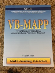 VB-MAPP Guide 2nd Edition – Mark Sundberg – Autism Verbal Behavior Assessment