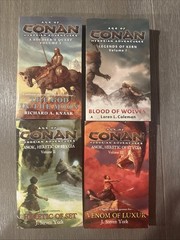 Modern “Age Of Conan” Hyperian Adventures Book Bundle–4 Books