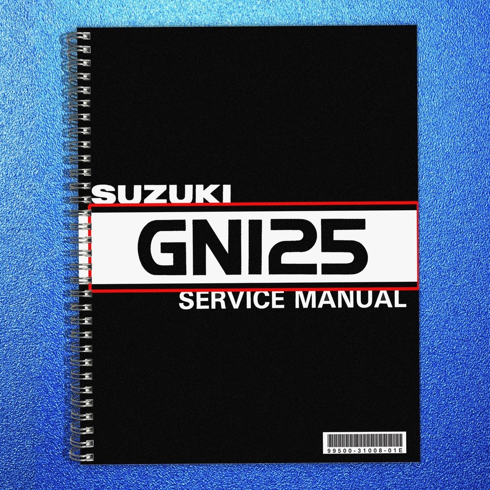 SUZUKI GN125 Motorcycle Service Manual 1983 To 2001, BINDING – TOUGH COVERING