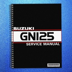 SUZUKI GN125 Motorcycle Service Manual 1983 To 2001, BINDING – TOUGH COVERING