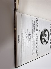 Advanced Dungeons & Dragons Players Handbook 1978 TSR 1st Edition 6th Print D&D
