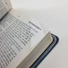 Possibility Thinkers Bible New King James Highlighted Blue Faux Leather 1984
