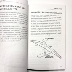 Survival Hacks Creek Stewart 2016 Paperback Wilderness Survival Adams Media Book