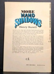 More Hand Shadows to Be Thrown Upon a Wall Henry Bursill Dover PB VG