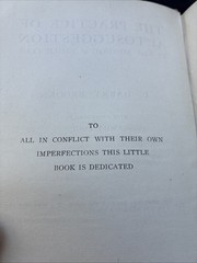 1922 Practice of Autosuggestion : By the Method of Emile Coue; HB
