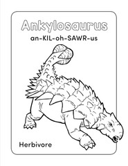 Dinosaur Book for Kids: Coloring Fun and Awesome Facts (A Did You Know? Coloring