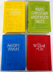 Discovery Word Cloud 4 Classic Set Oz Wind Willows Aesop Faux leather clean
