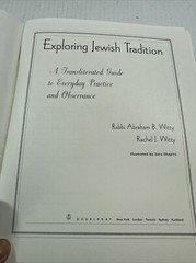 EXPLORING JEWISH TRADITION: A TRANSLITERATED GUIDE TO By Abraham Witty NEW