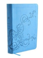 ESV Student Study Bible, TruTone, Sky Blue with Ivy Design Imitation Leather
