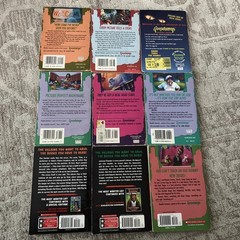 Goosebumps R.L. Stine Books Lot of 9 Scholastic Paperback 90s Horror