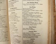 1862 CIVIL WAR BUFFALO Directory Underground Railroad GROVER CLEVELAND Fillmore