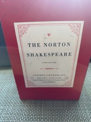 The Norton Shakespeare 2016 Third Edition by Stephen Greenblatt Dust Cover Box