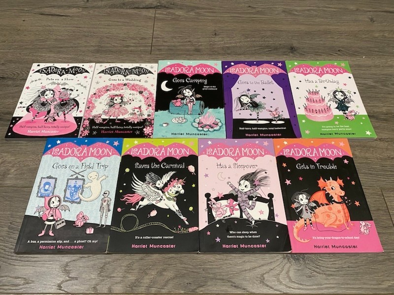 ISADORA MOON By Harriet Muncaster 9 Paperback Books ~ Reading Age 6-9 Years