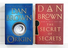 Dan Brown Complete Lot of 8 Set HARDCOVER Books Robert Langdon Series (#1-6)