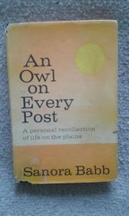 An Owl on Every Post by Sanora Babb – 1st Edition