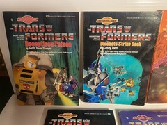1985-86 Transformers Find Your Fate Junior Books Lot Of 7 in Used Condition