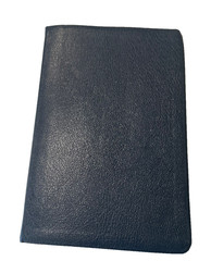 NIV Bible 1984 Large Print Reference Navy Bonded Leather Red Letter Text