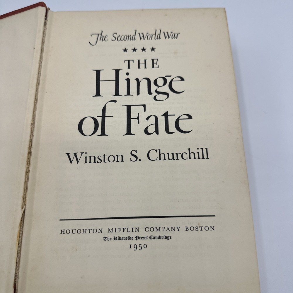 The Hinge of Fate (The Second World War Series) – Winston S Churchill Hardcover