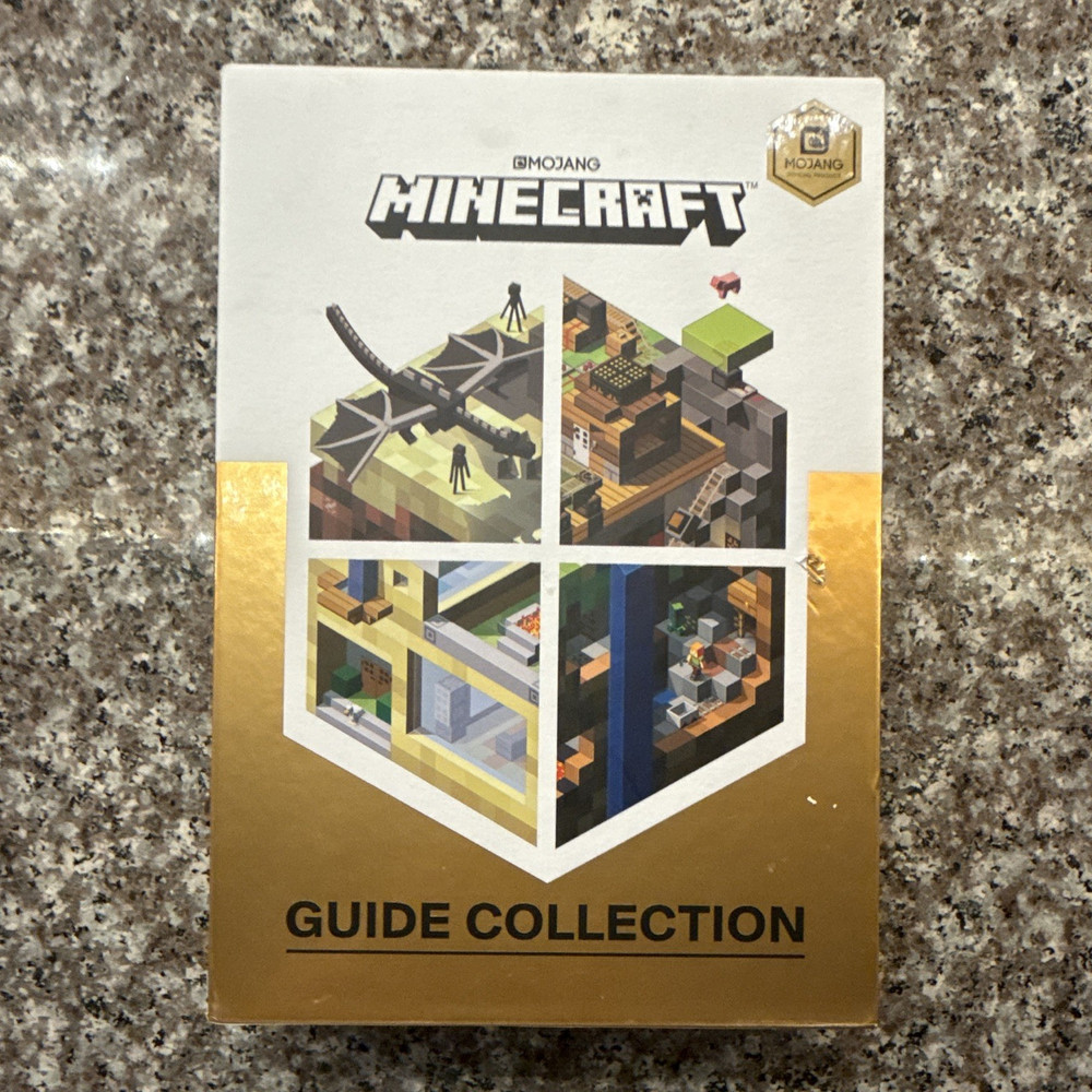 Mojang Minecraft Guide Collection Box Set Creative Redstone Exploration Nether