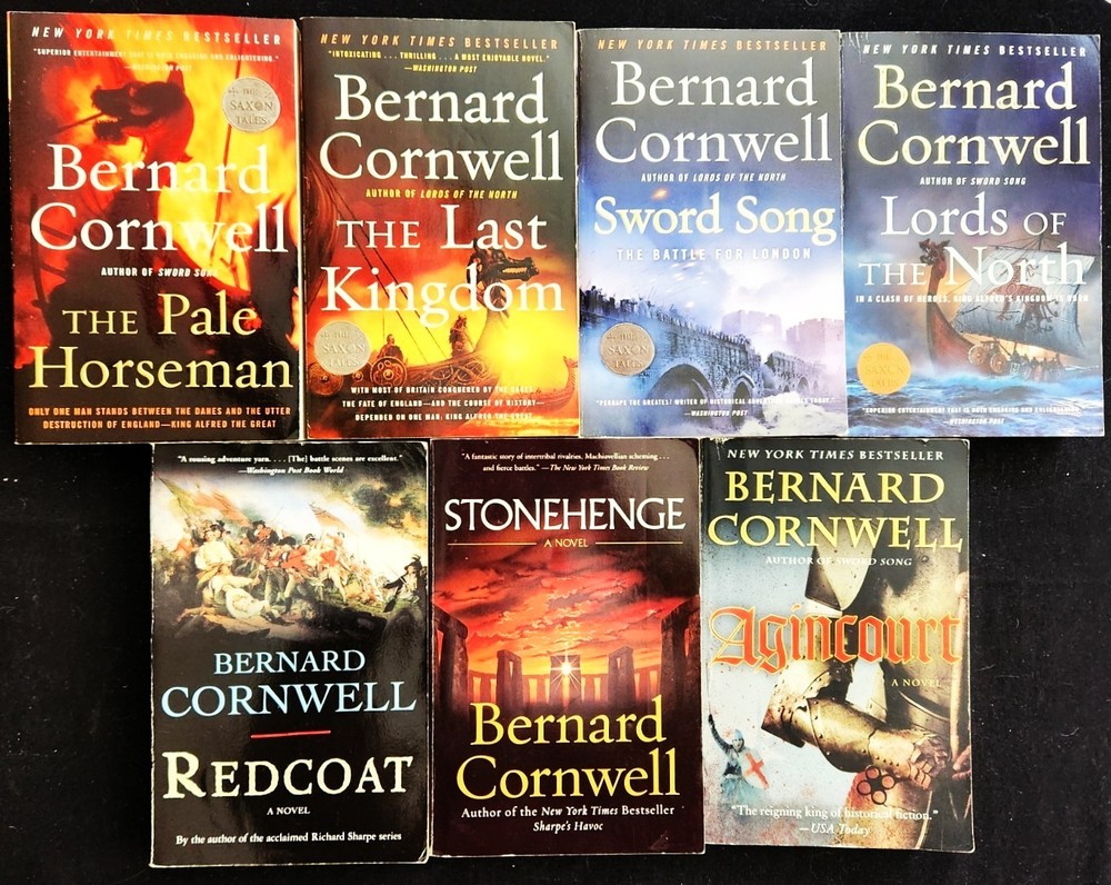 Bernard Cornwell~Lot 7 TPB~Last Kingdom Saxon Tales Series 1-4 + 3 Standalone~LN