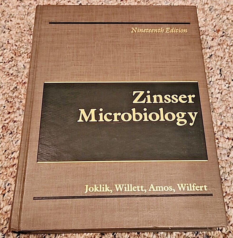 Zinsser Microbiology Joklik, Willett, Amos 19th Edition Hardcover.