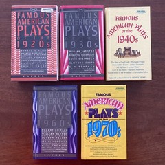 Famous American Plays of the 1920’s, 1930’s, 1940’s, 1960’s, 1970’s. Set of 5!