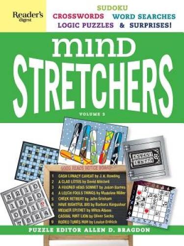 Readers Digest Mind Stretchers Puzzle Book Vol 3: Number Puzzles, – VERY GOOD