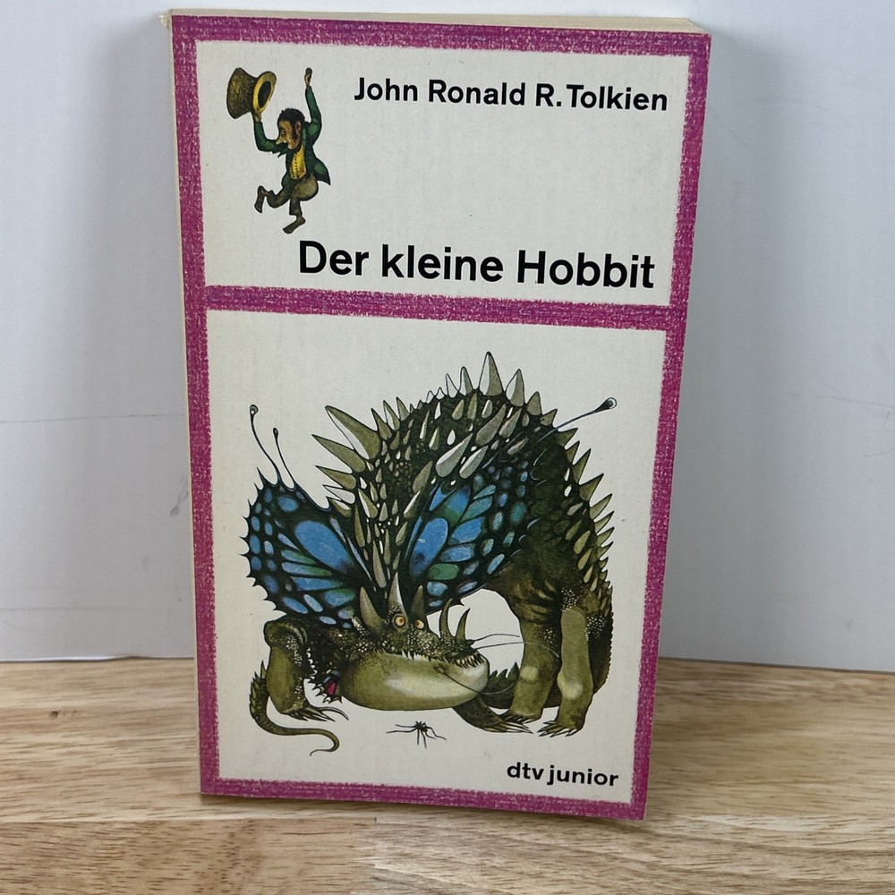 Der kleine Hobbit J. R. R. Tolkien DTV Taschenbuch 1974 German Print Vintage