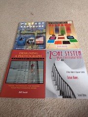 Lot of 4 Photography Books: Filters ~ Exposure ~ Zone System ~ Designing a Photo