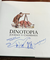 Calla Edition Dinotopia Journey to Chandara Signed Dinosaur Drawing James Gurney
