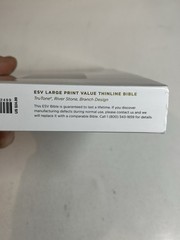 ESV Large Print Value Thinline Bible (Trutone, River Stone, Branch Design)