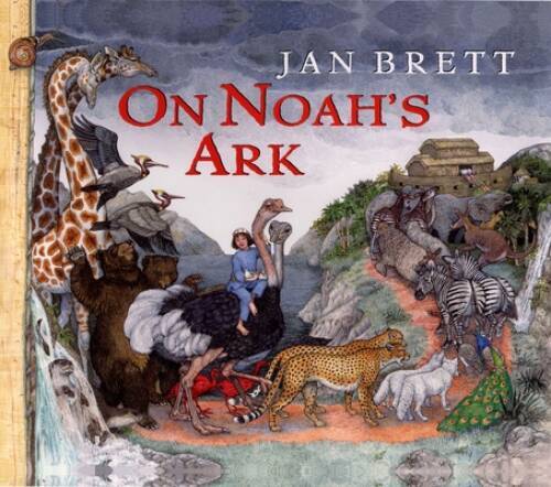 On Noah’s Ark – Hardcover By Jan Brett – GOOD
