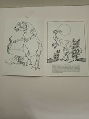 Vintage The Dinosaur Coloring Book by Anthony Rao Dover Publishing 46 Pgs 1980.