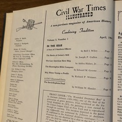Civil War Times Illustrated Vol 1-5 Complete Set Index 1962-1967 Bound HC Books