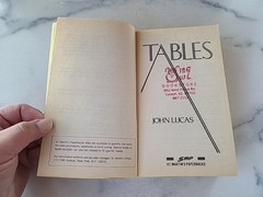 Tables by John Lucas (1991, Uk- a Format Paperback)