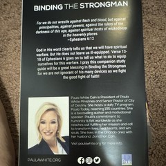 Paula White Cain Binding the Strong Man Study Guide Paperback Spiritual Warfare