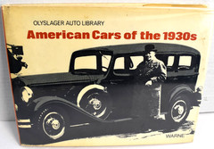 AMERICAN CARS OF THE 1930S (OLYSLAGER AUTO LIBRARY) By Olyslager Organization