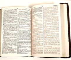 Holy Bible Concordance KJV Red Letter 1973 Burgandy Word Aflame Press