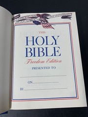 Holy Bible KJV Freedom Edition Regency Red Letter Illustrated Spirit Of Liberty