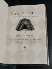 Mary GrandPré Signed Harry Potter Chamber of Secrets HC 49th Printing Near Fine