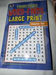 KAPPA Word-Find Pocket Puzzle Volume 192 Pages 130 W/ 58 Puzzles Large Print NEW