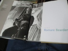 Art of Romare Bearden by Ruth E. Fine, large hardback with 334 pages. VG+