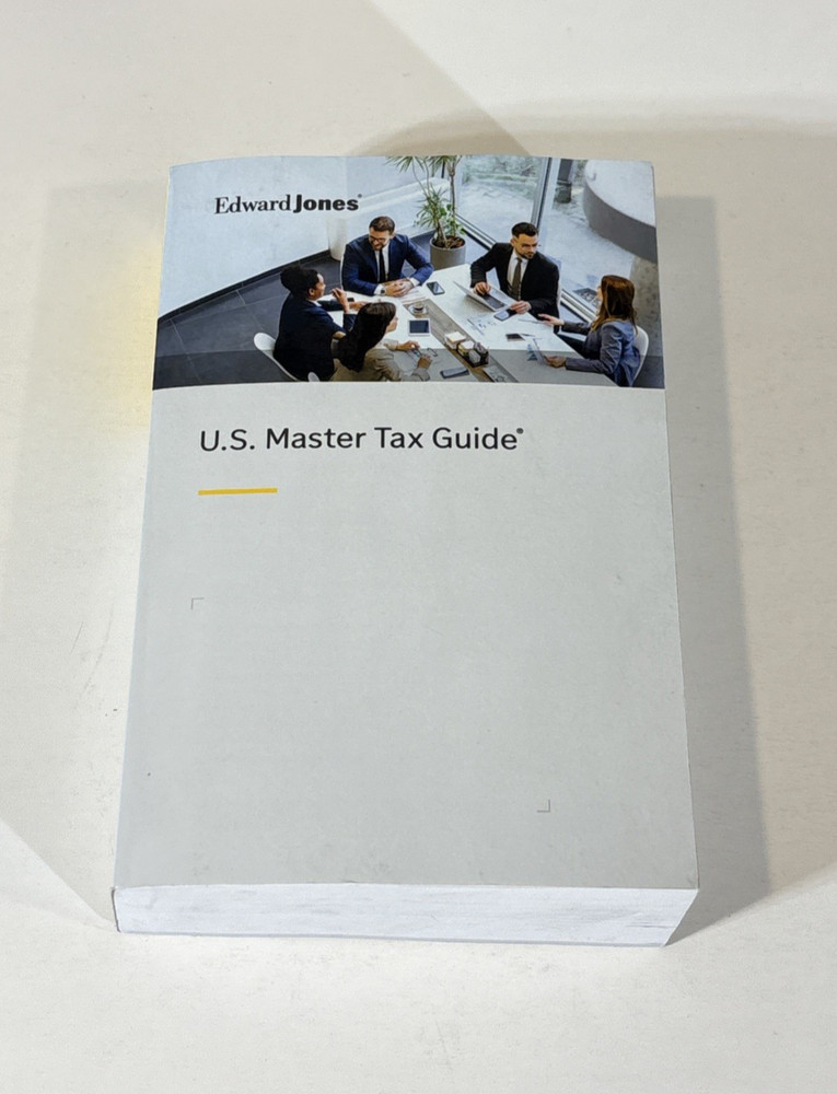 U.S. Master Tax Guide 2026 Wolters Kluwer 109th Edition Edward Jones Tax Book