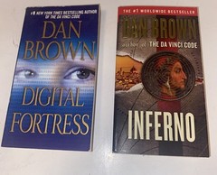 Digital Fortress and Inferno by Dan Brown